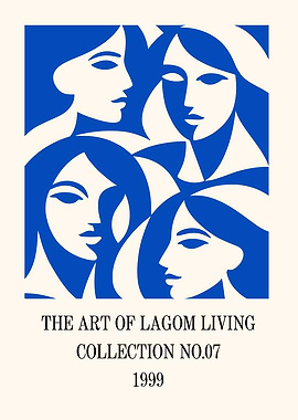 Lagom Living Women Art Print