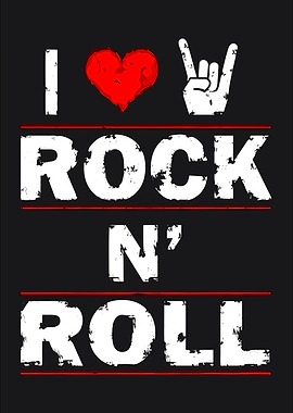 I Love Rock N' Roll Graphic