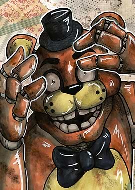Freddy Fazbear Illustration