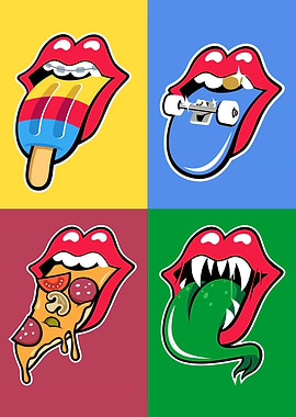 Rolling Stones Pop Art