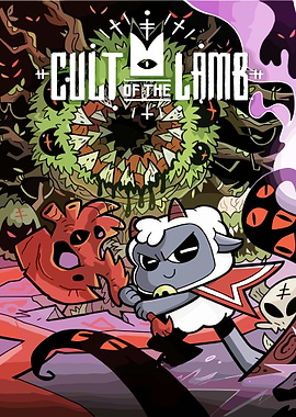 Cult of the Lamb Game Illustration