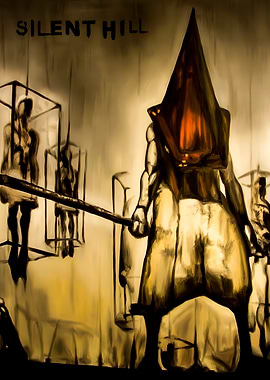 Silent Hill Pyramid Head Illustration