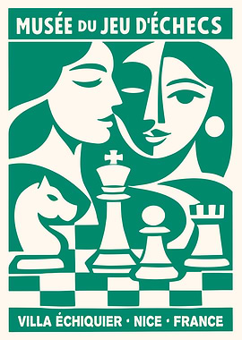 Musée du Jeu d'Échecs Poster