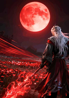 Red Moon Fantasy Warrior