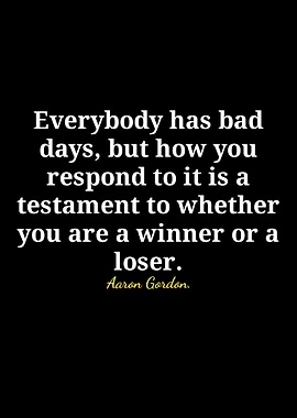 Inspirational Quote by Aaron Gordon