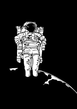 Astronaut on a Planet Surface