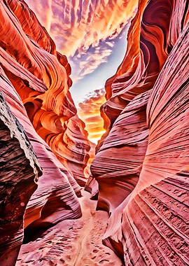 Antelope Canyon Sunset