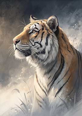 Majestic Tiger Portrait