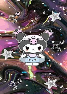 Kuromi in a Cosmic Wonderland