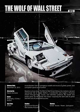 The Wolf of Wall Street Movie Poster