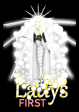 Lady's First Fashion Illustration