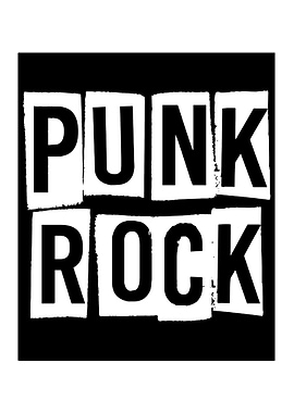 Punk Rock Text Art