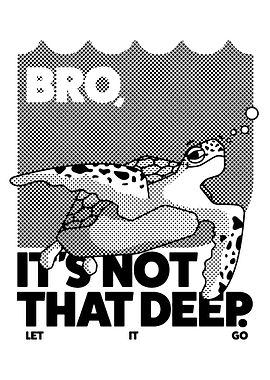Bro, It's Not That Deep Turtle