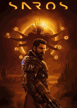 Saros: Sci-Fi Warrior and Astral Being