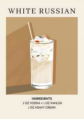 White Russian Cocktail Recipe