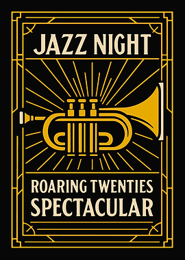 Jazz Night Roaring Twenties Spectacular Poster