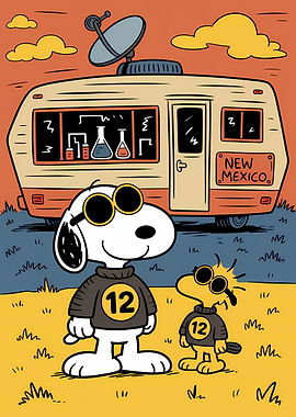 Snoopy and Woodstock in New Mexico