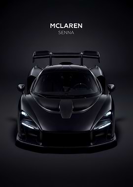 McLaren Senna Black Car