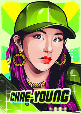 Chae-Young Pop Art Portrait