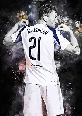 Kulusevski Soccer Player Art
