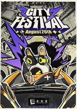 City Festival August 26th Poster Zenless Zone Zero