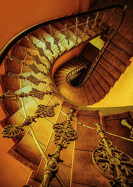 Ornate Spiral Staircase