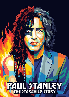 Paul Stanley The Starchild Story Pop Art