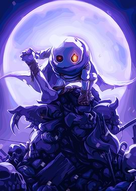 Purple Ninja on Skull Pile