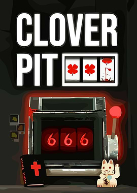 Clover Pit Slot Machine Illustration