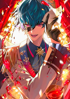 Anime Character with Mask and Uniform