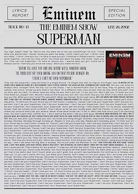 Eminem - The Eminem Show: Superman Lyrics