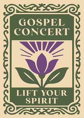 Gospel Concert Poster