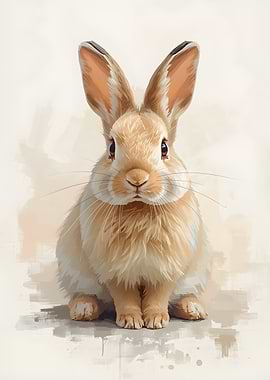 Cute Bunny Portrait