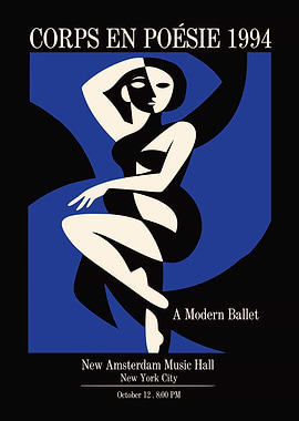 Corps en Poésie 1994 Ballet Poster