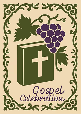 Gospel Celebration Bible and Grapes