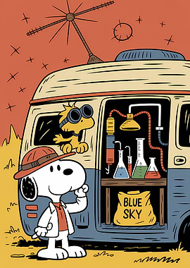 Snoopy and Woodstock's Mobile Science Lab