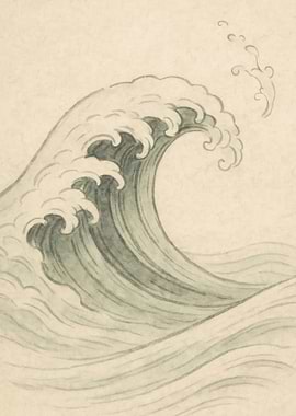 Japanese Kanagawi Wave