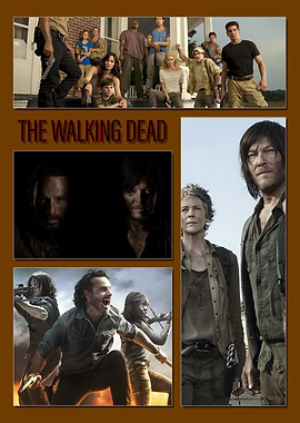 The Walking Dead Collage