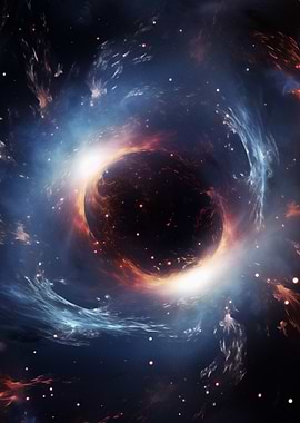 Black Hole with Nebula