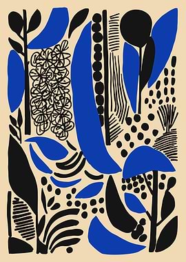 Abstract Botanical Illustration