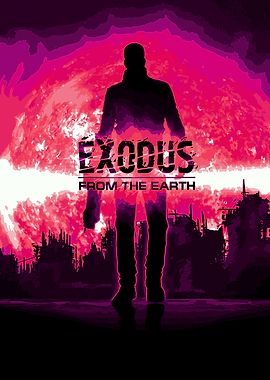 Exodus From The Earth Illustration