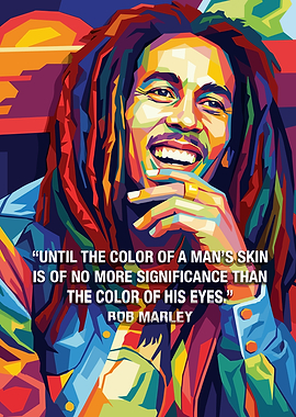 Bob Marley Pop Art Portrait