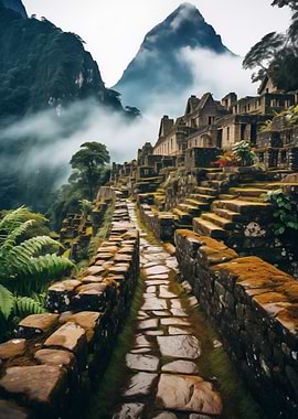 Machu Picchu Stone Path