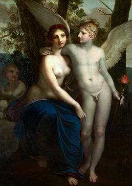 Psyche and Cupid Embrace