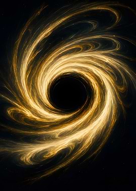 Abstract Black Hole Swirl
