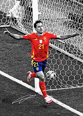 Mikel Oyarzabal Celebrating Goal