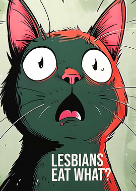 Shocked Cat with Text