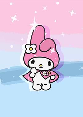 My Melody Cartoon Character Illustration