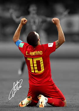 Eden Hazard celebrating a goal