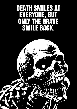 Death Smiles Back Skull
